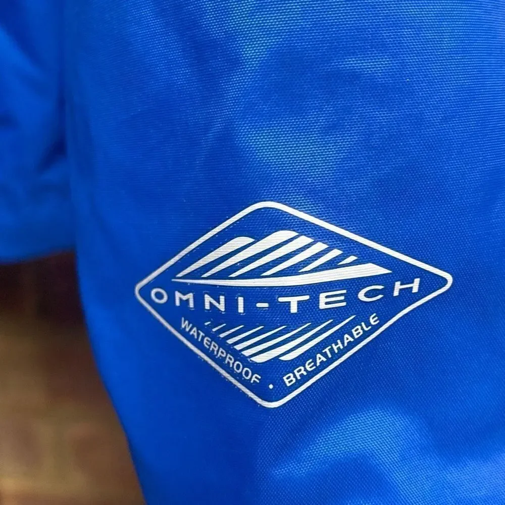Columbia Royal Blue Omni-Tech Waterproof Jacket Size Small (8) Youth NEW